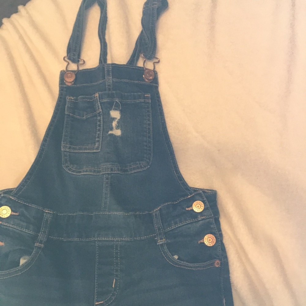 girls justice overalls